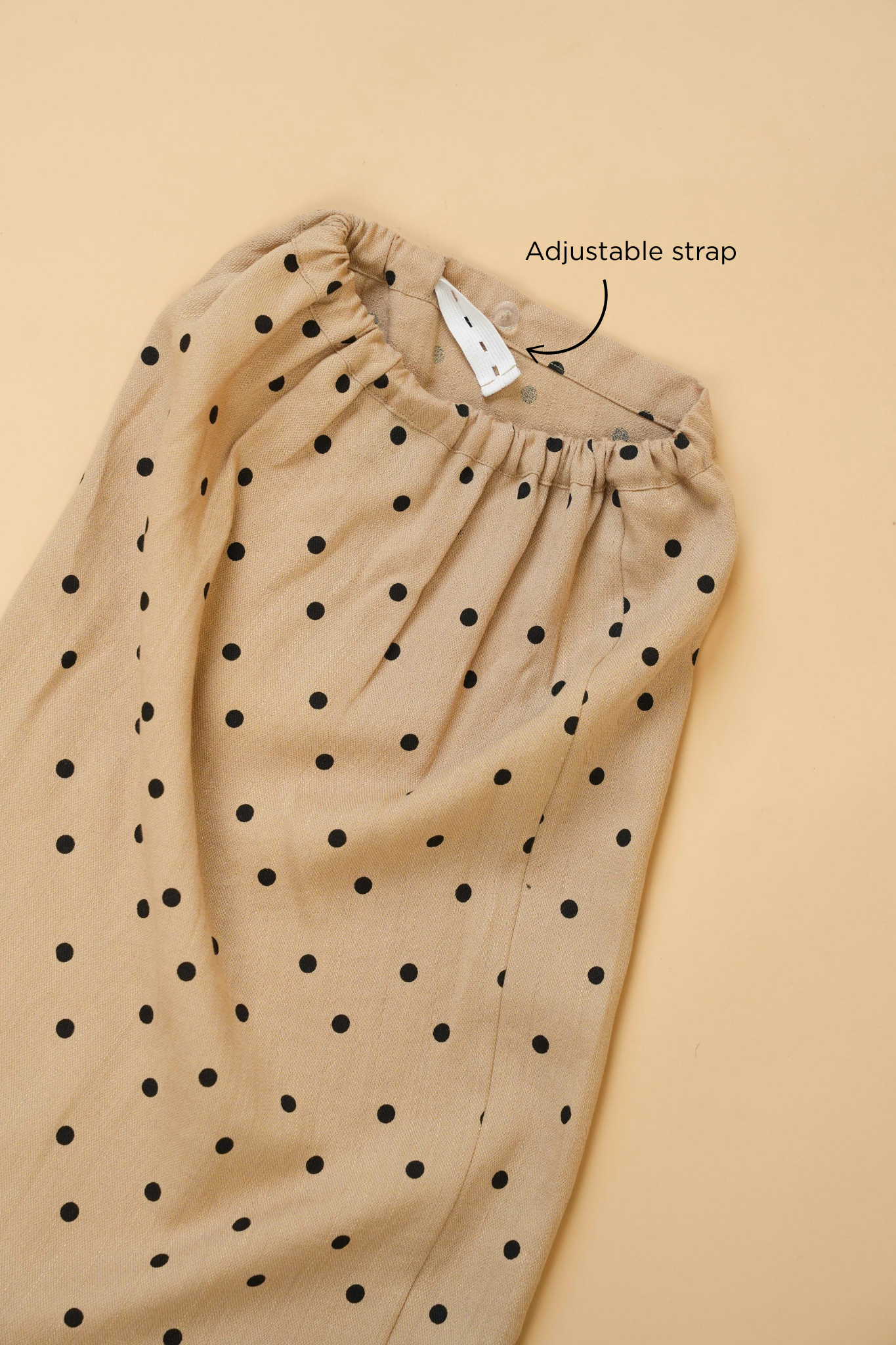 Safiyyah Kids Brown with Black Polka