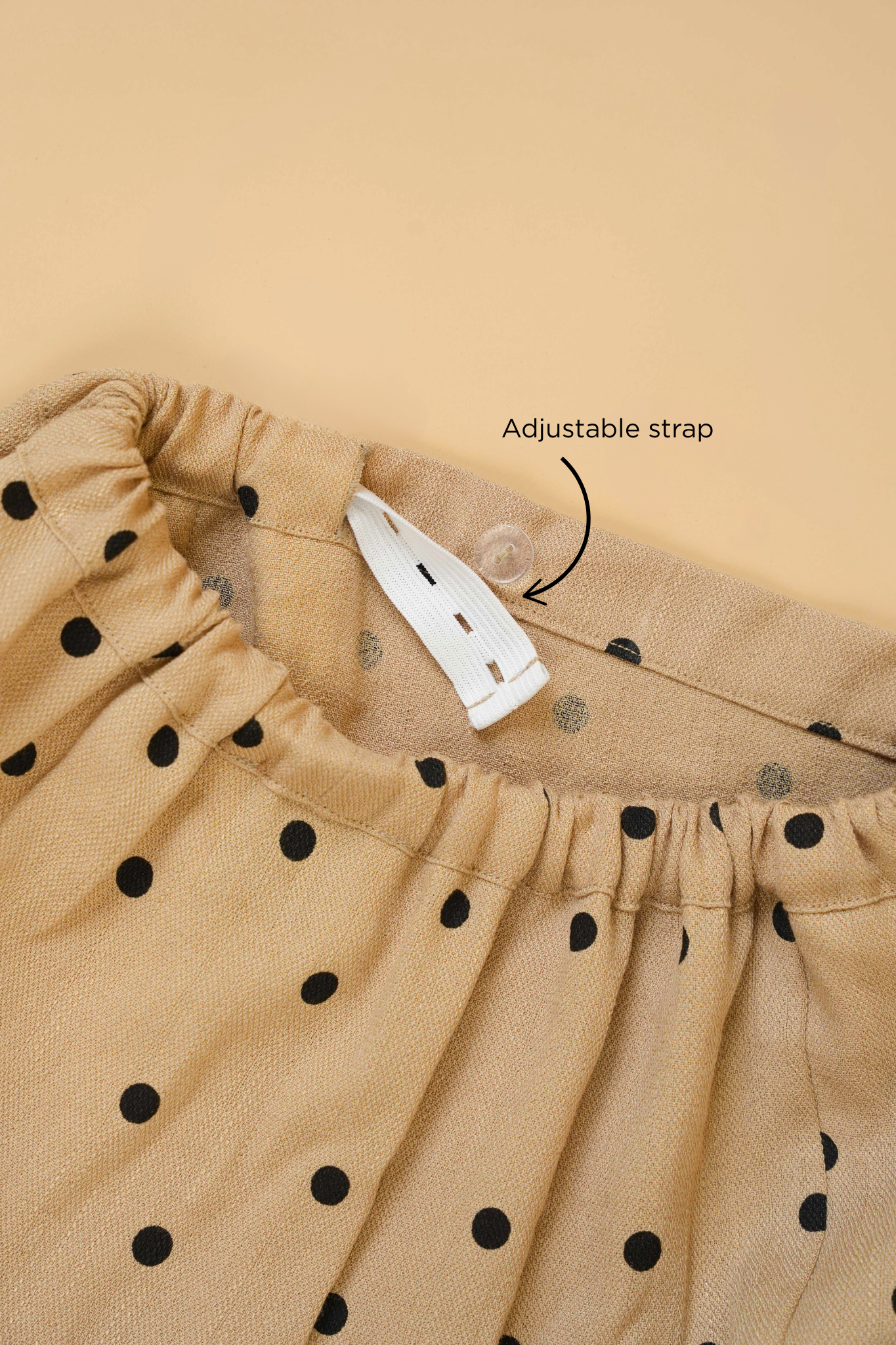 Safiyyah Kids Brown with Black Polka