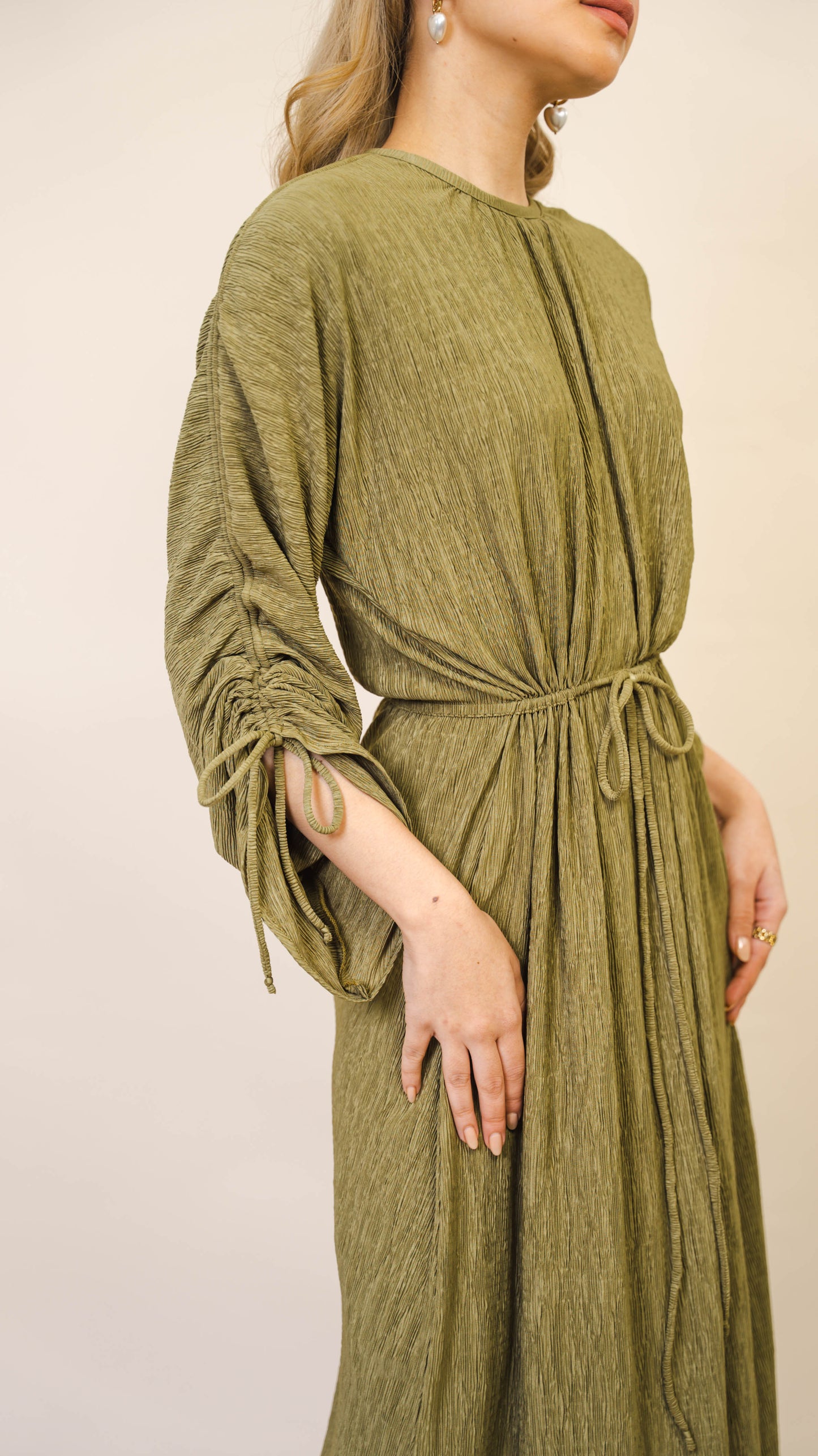 Thalia Dress in Olive