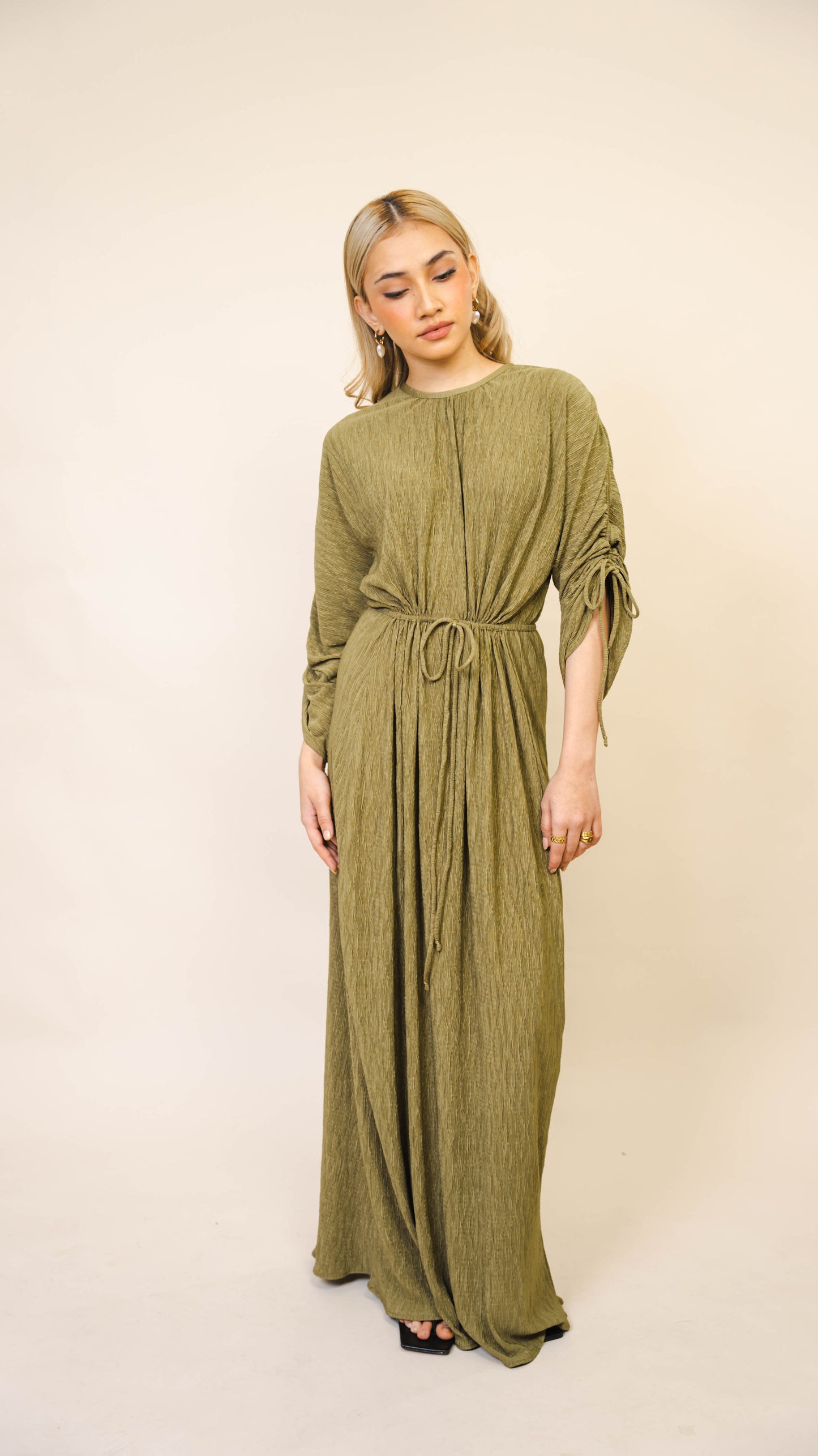 Thalia Dress in Olive