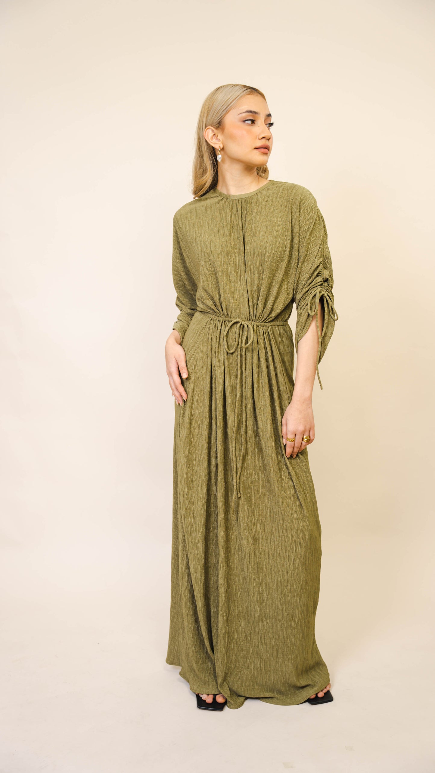 Thalia Dress in Olive