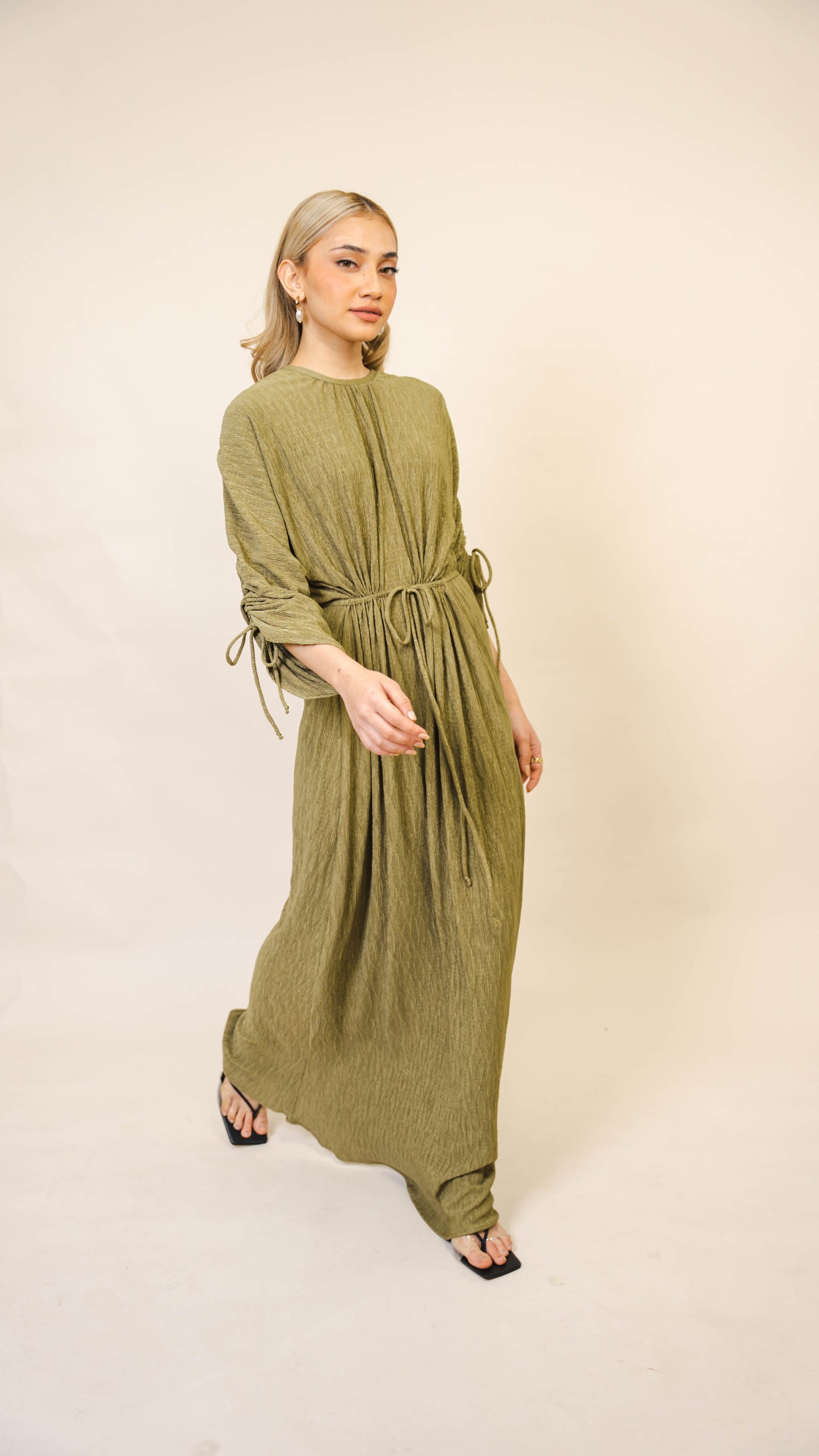 Thalia Dress in Olive