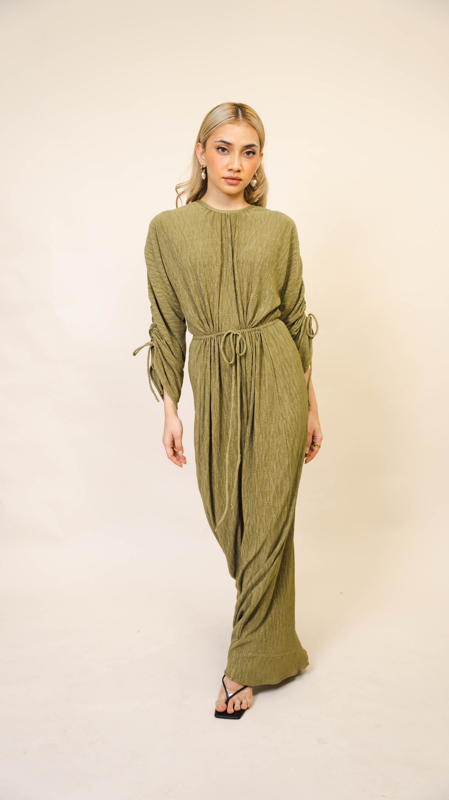 Thalia Dress in Olive