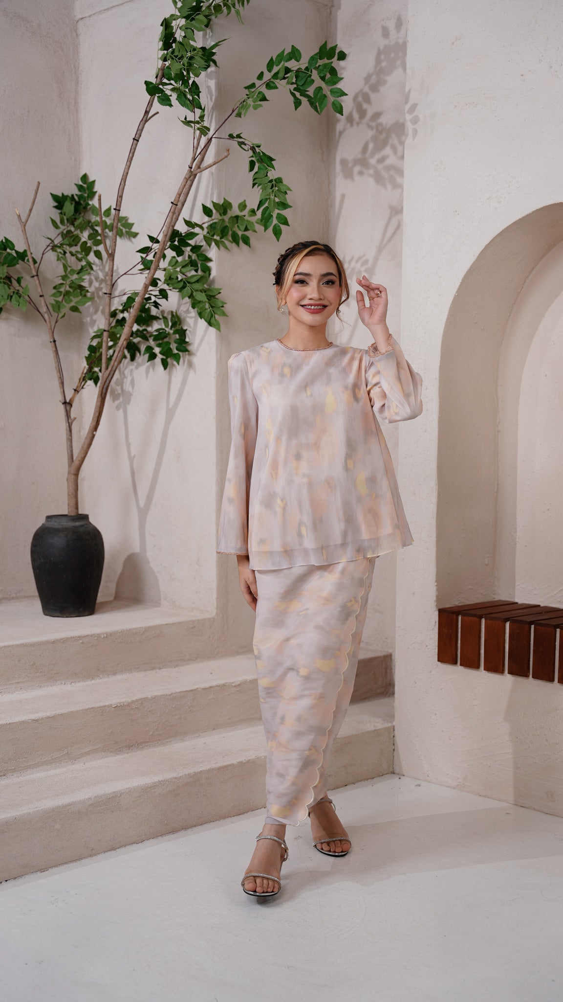 Melur Kurung Set