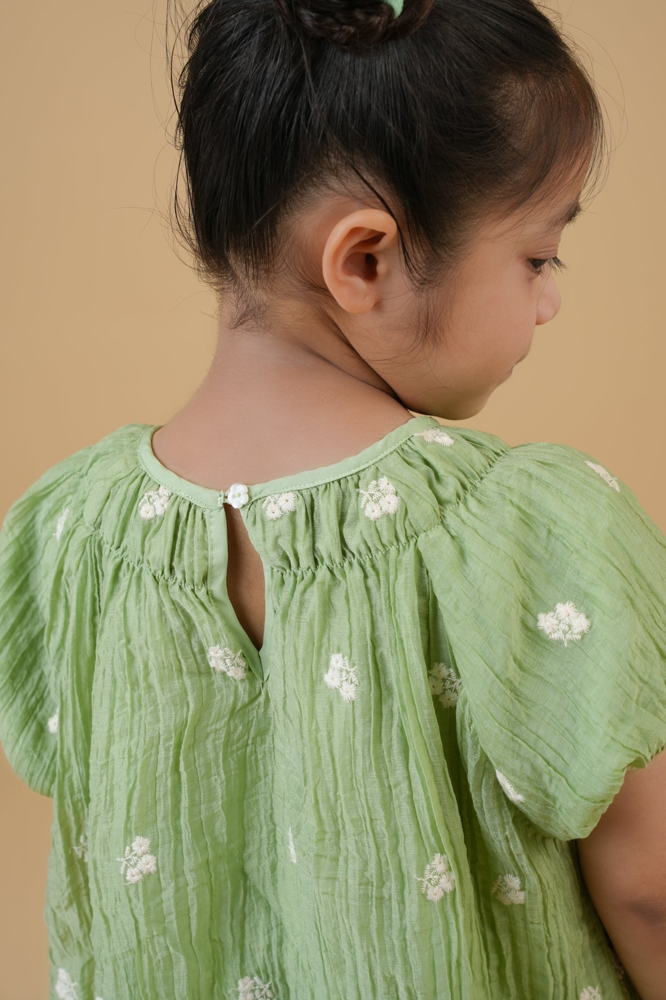 Ayra kids modern kurung in Mint Green