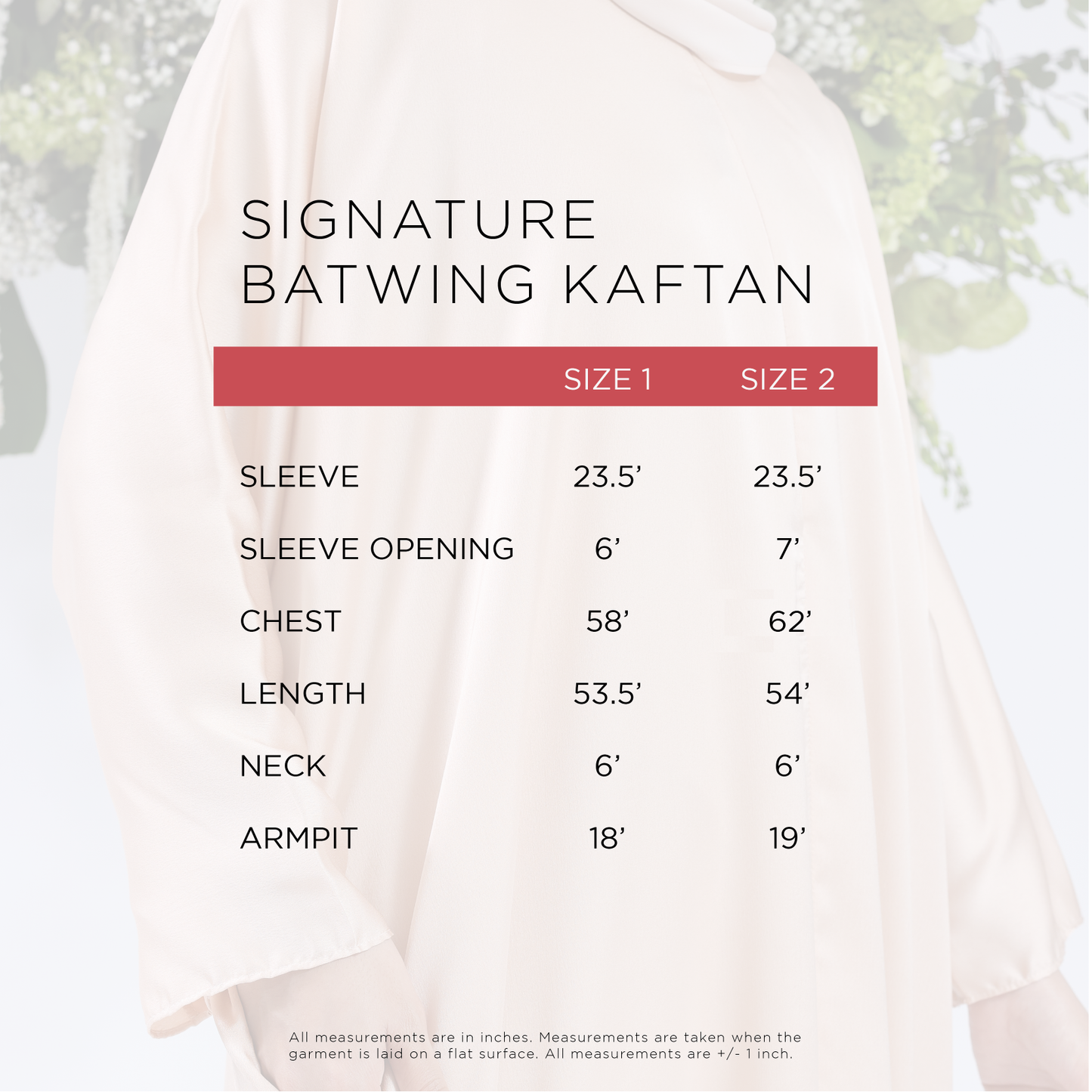 Signature Batwing Kaftan + Free Tudung
