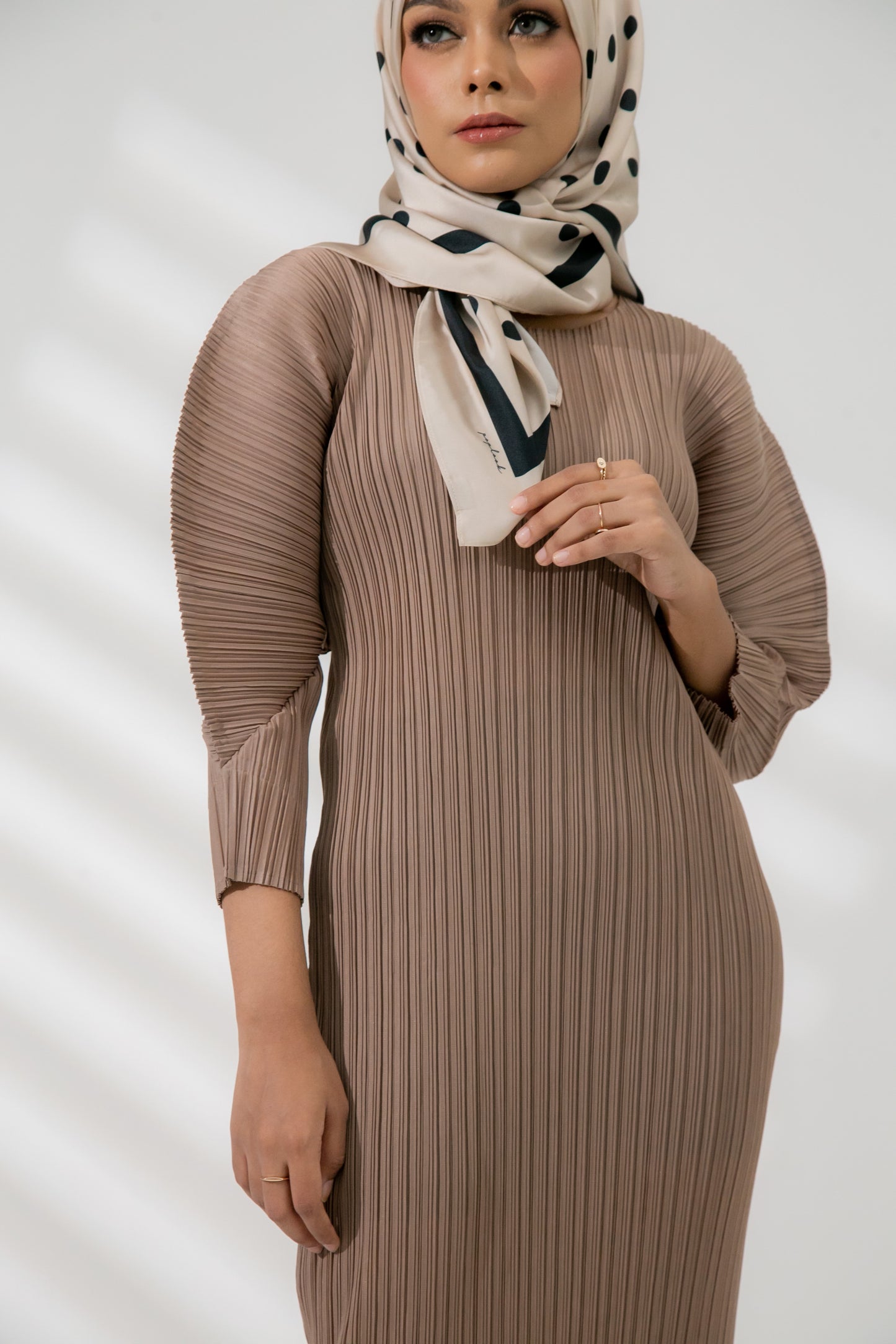 Zily Dress in Brown