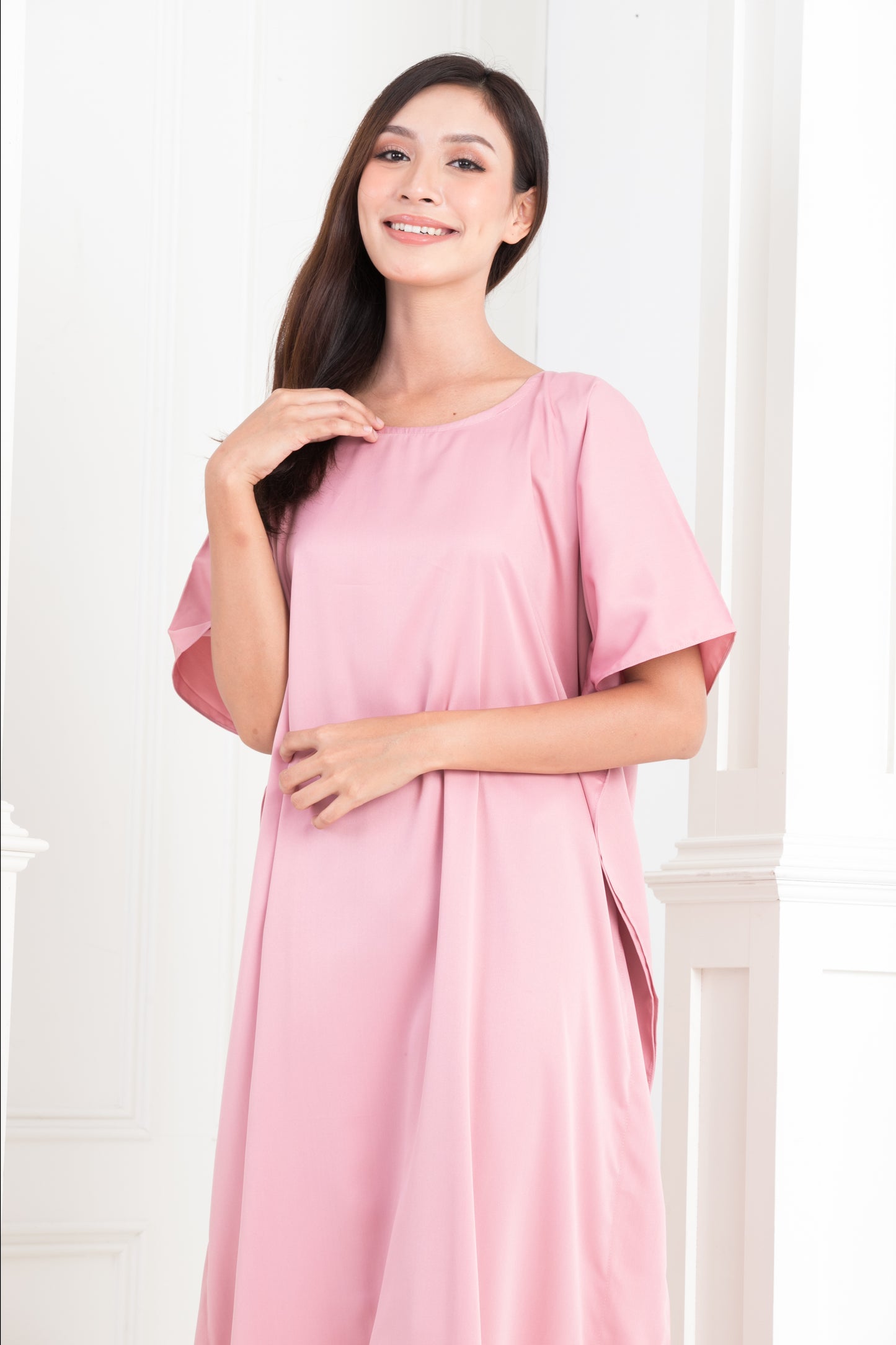 Round Neck Basic Kaftan