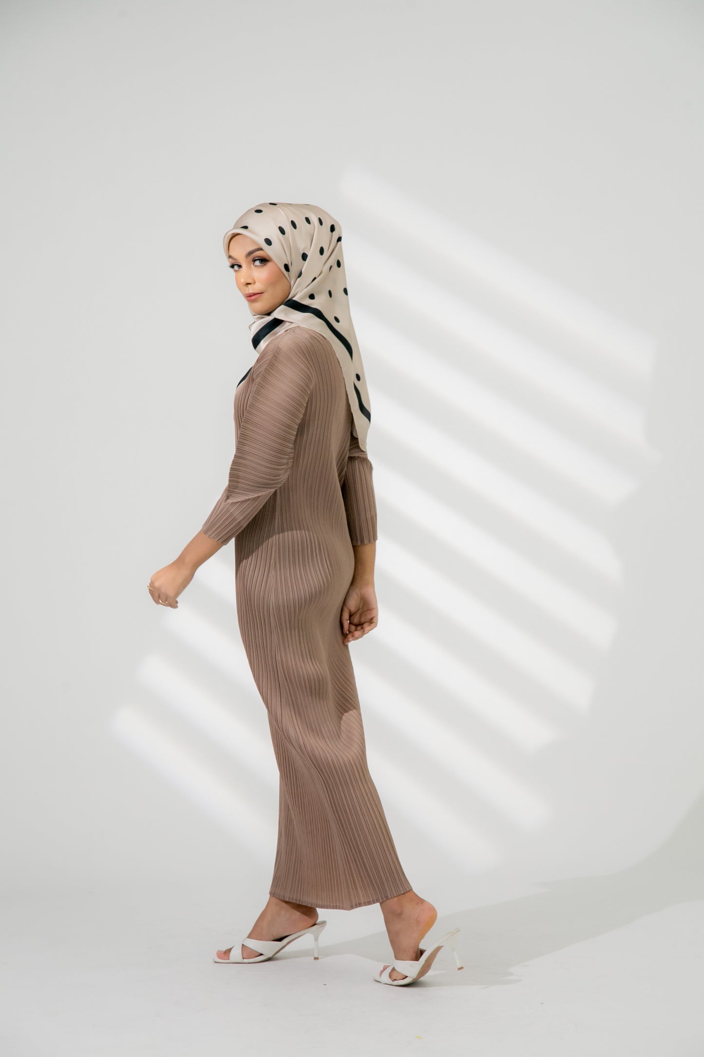 Zily Dress in Brown