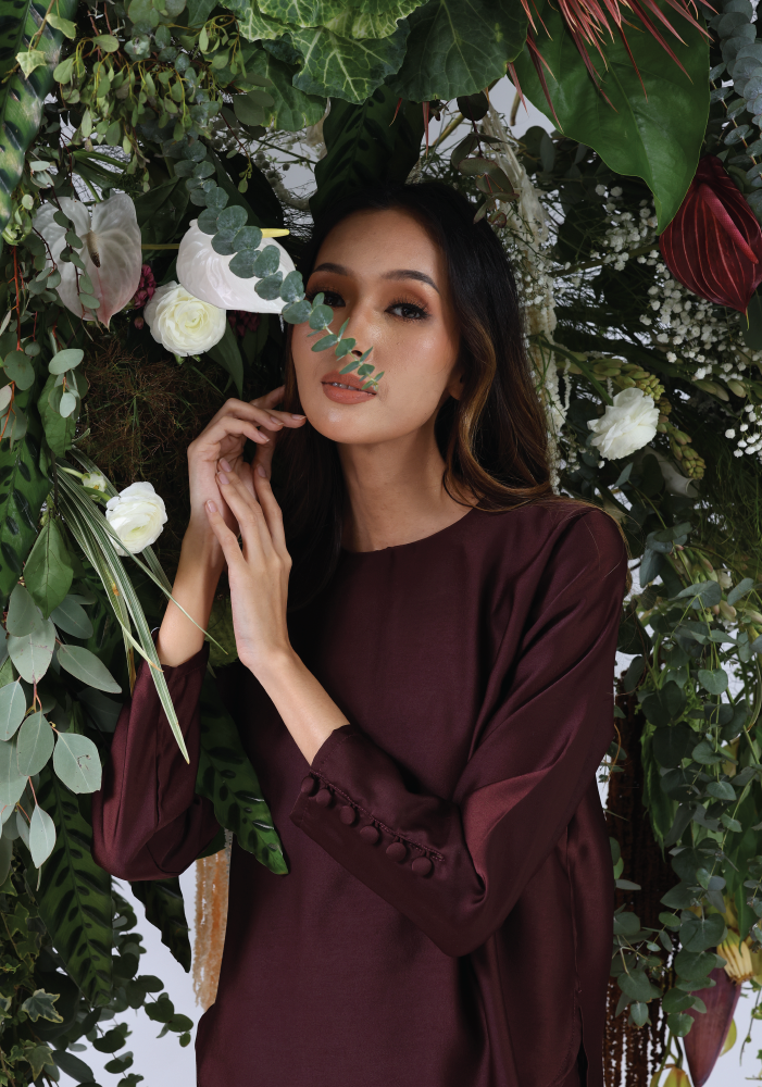 Naezily Modern Baju Kurung - Two Piece Top & Skirt