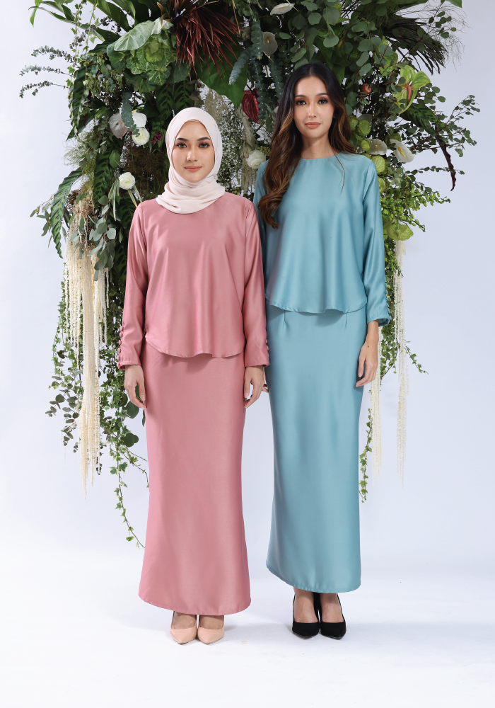 Naezily Modern Baju Kurung - Two Piece Top & Skirt