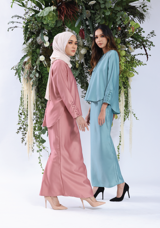 Naezily Modern Baju Kurung - Two Piece Top & Skirt