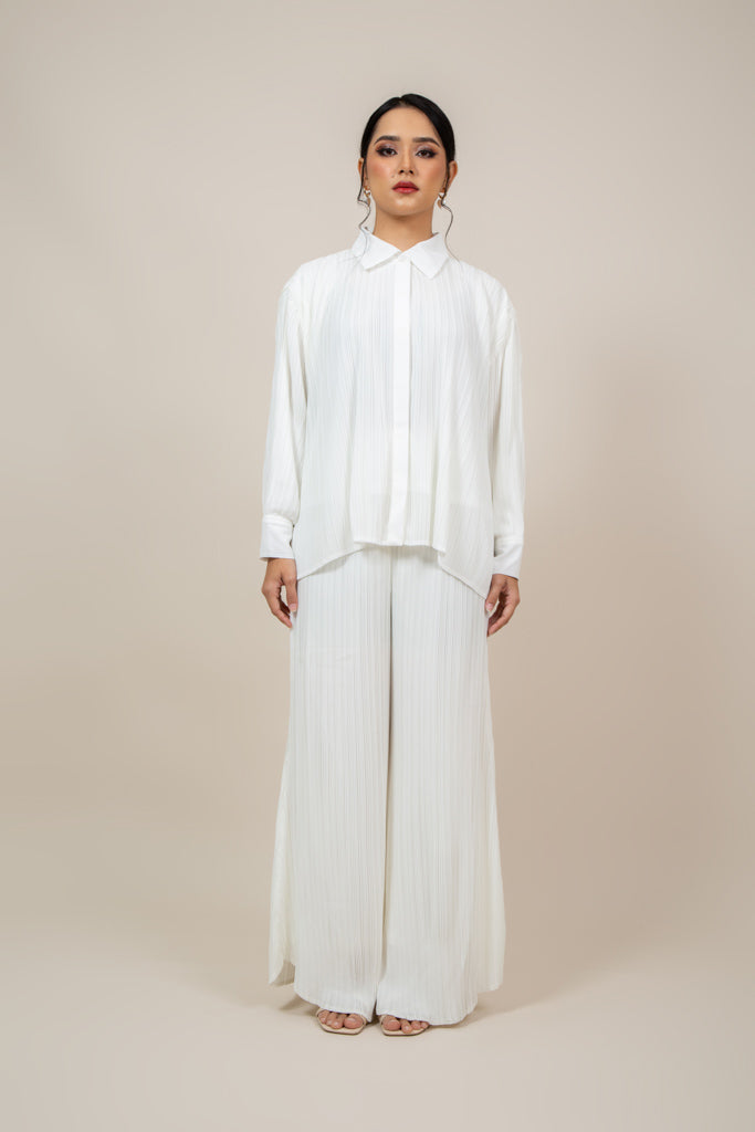 Jackie Set in Pearl White