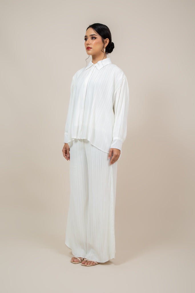 Jackie Set in Pearl White