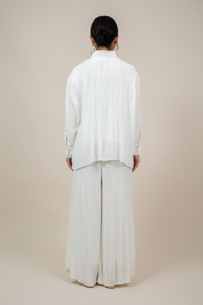 Jackie Set in Pearl White