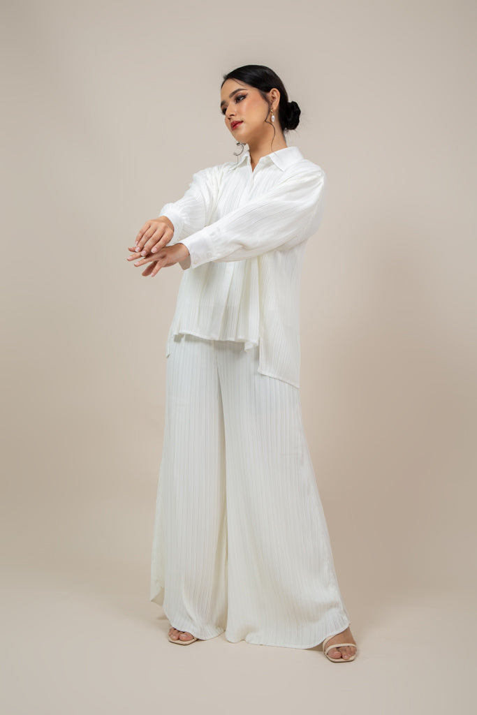 Jackie Set in Pearl White