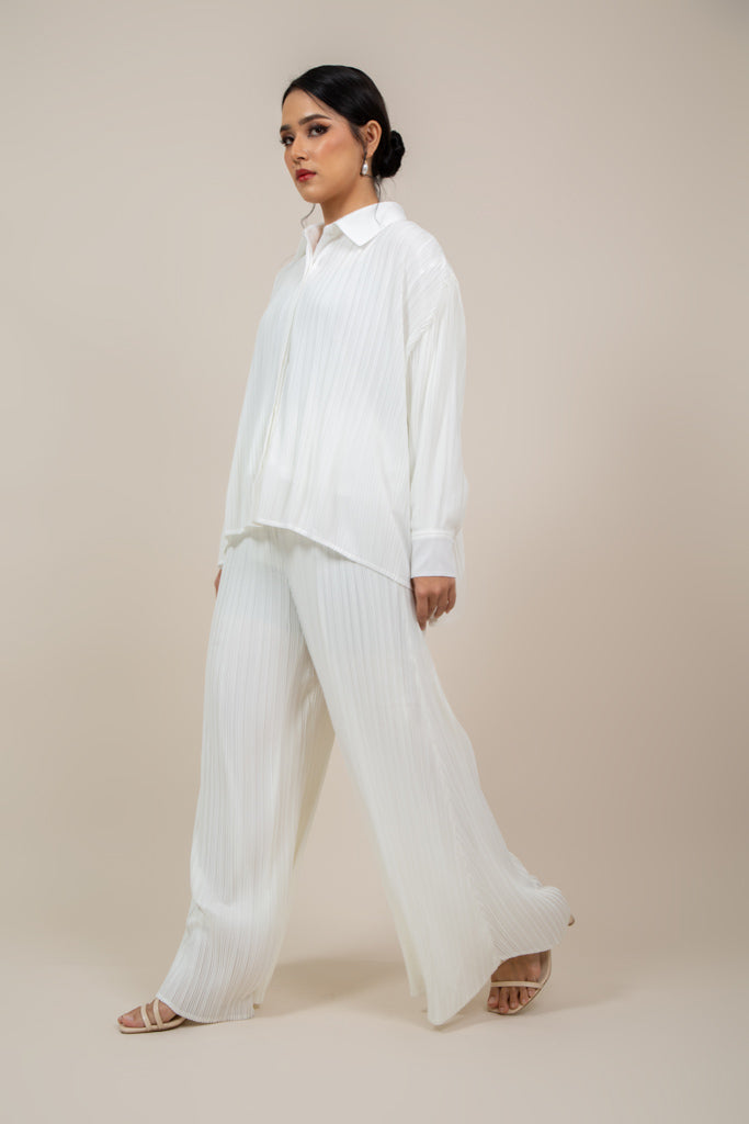 Jackie Set in Pearl White