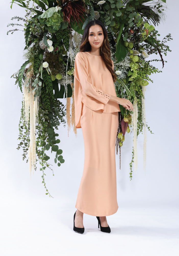 Naezily Modern Baju Kurung - Two Piece Top & Skirt