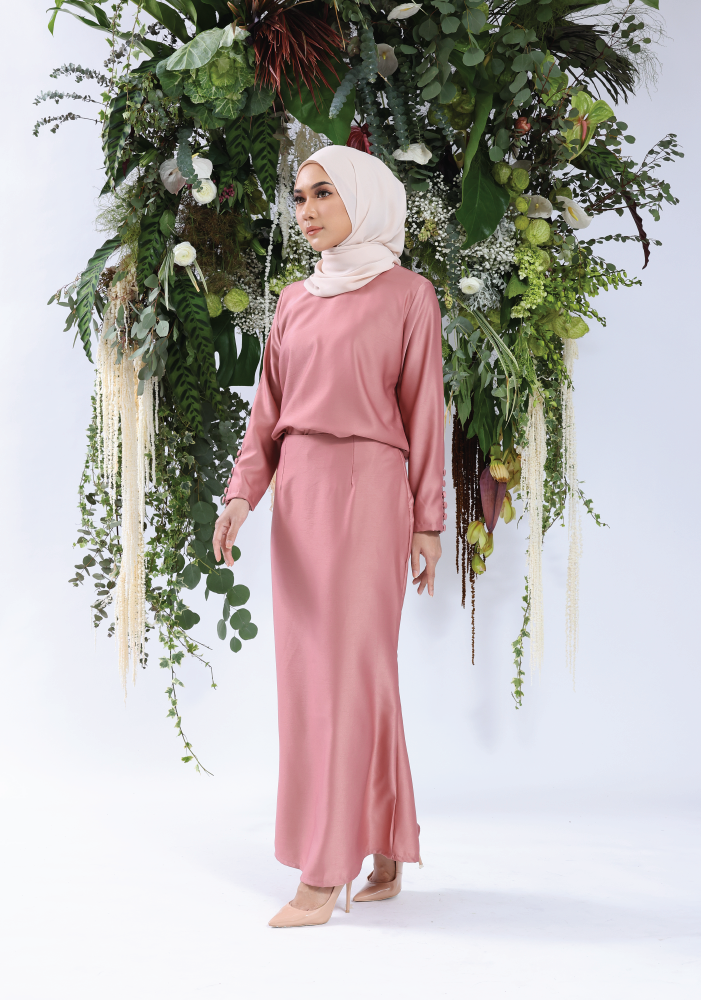 Naezily Modern Baju Kurung - Two Piece Top & Skirt