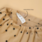 Safiyyah Kids Brown with Black Polka