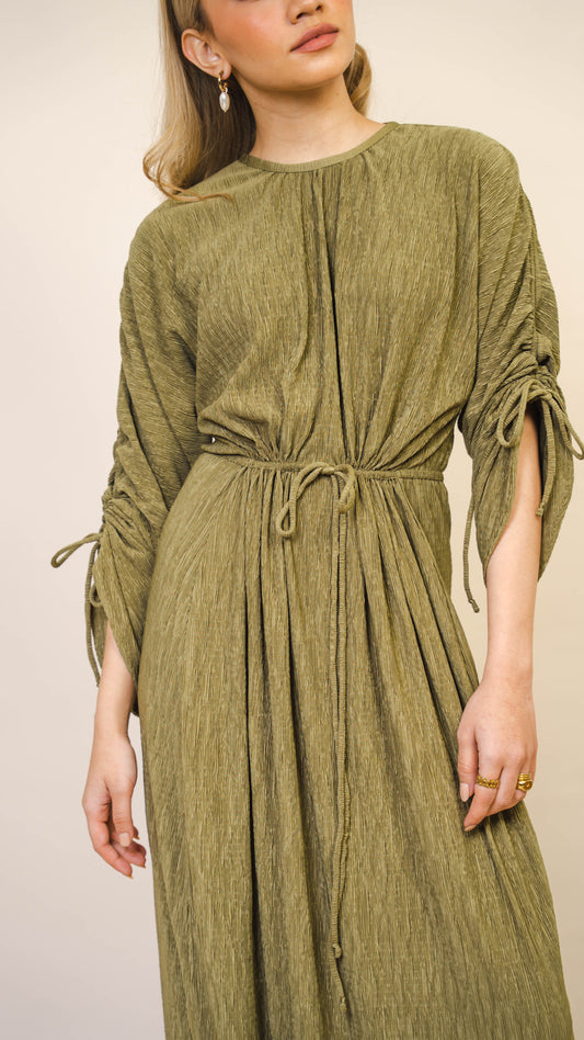 Thalia Dress in Olive