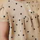 Safiyyah Kids Brown with Black Polka