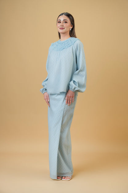 Yang Kurung in Sky Blue