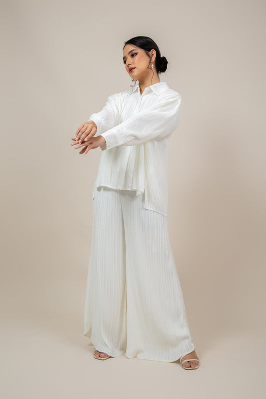 Jackie Set in Pearl White