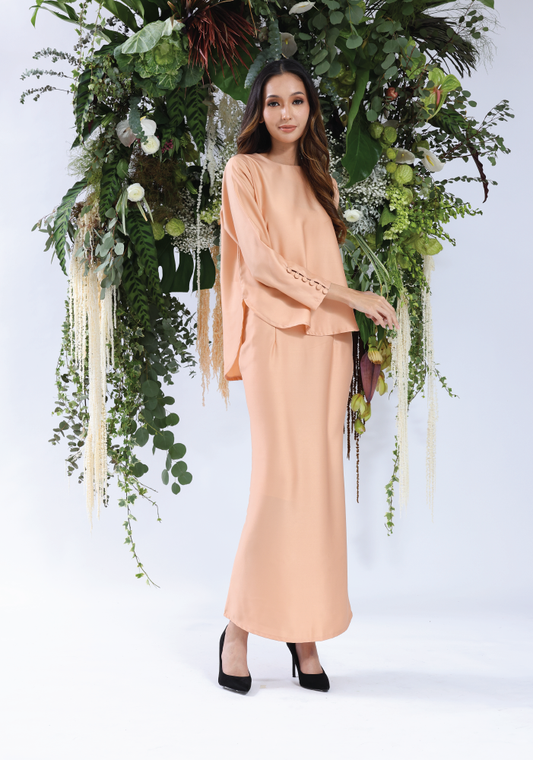 Modern Baju Kurung in Melon